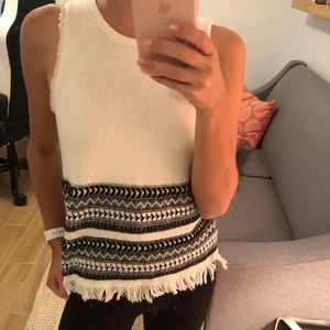 Madewell patterned sweater tank